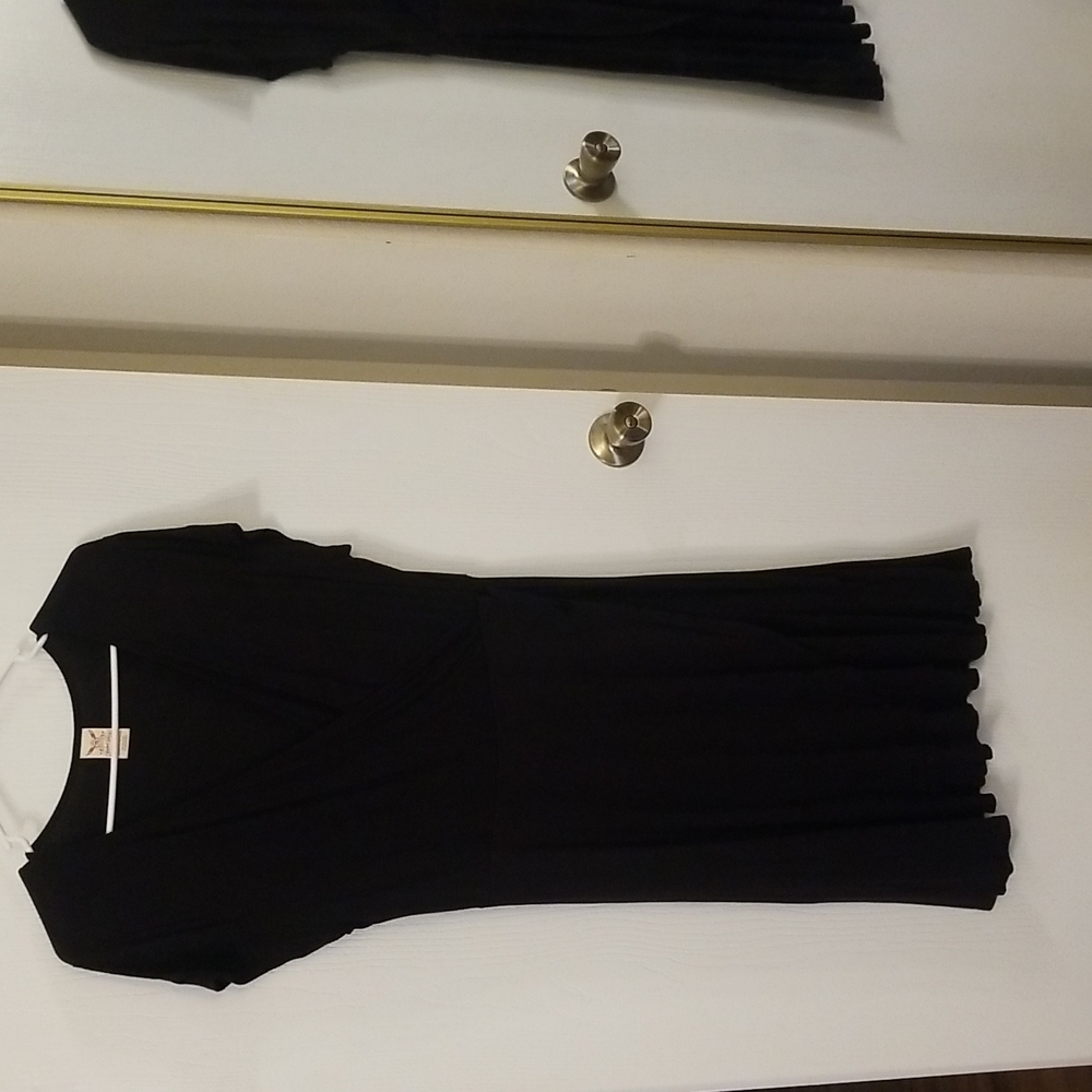 Faux wrap dress